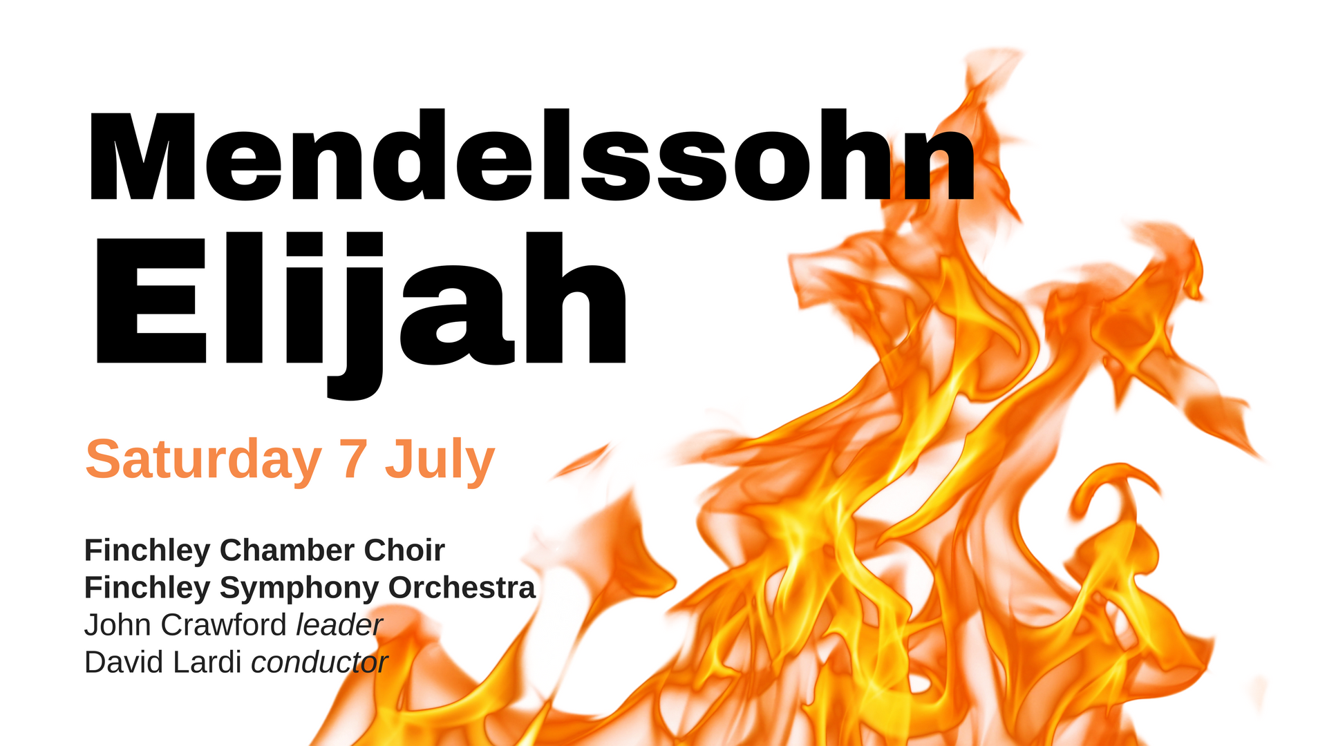 Poster for concert on 