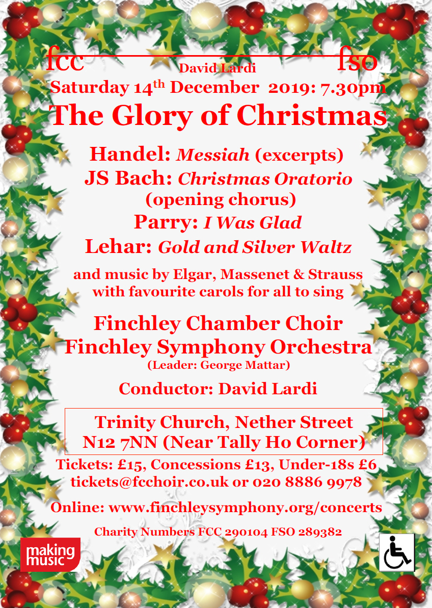 Poster for concert on 