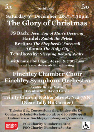 Thumbnail poster for concert on Saturday December 9 2017