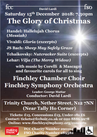 Thumbnail poster for concert on Saturday December 15 2018