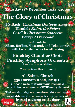 Thumbnail poster for concert on Saturday December 11 2021