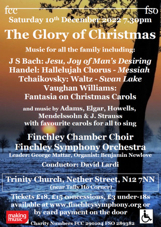 Thumbnail poster for concert on Saturday December 10 2022