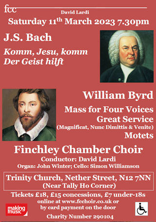 Thumbnail poster for concert on Saturday March 11 2023
