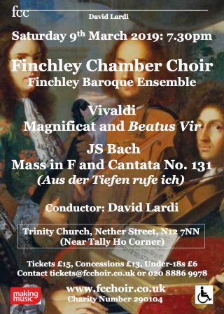 Thumbnail poster for concert on Saturday March 9 2019