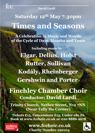 Thumbnail poster for concert on Saturday May 12 2018