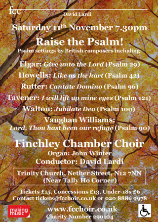 Thumbnail poster for concert on Saturday November 11 2017