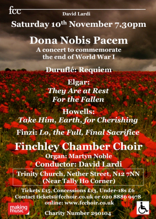 Thumbnail poster for concert on Saturday November 10 2018