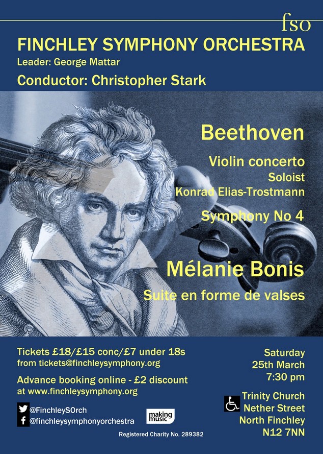 Thumbnail poster for concert on Saturday March 25 2023