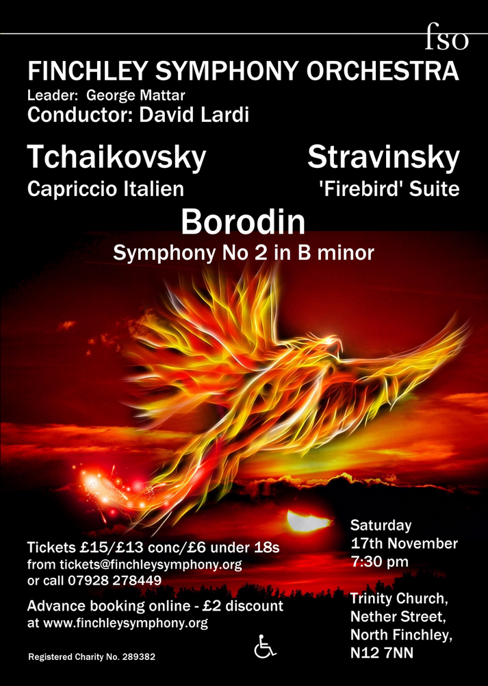 Poster for concert on 