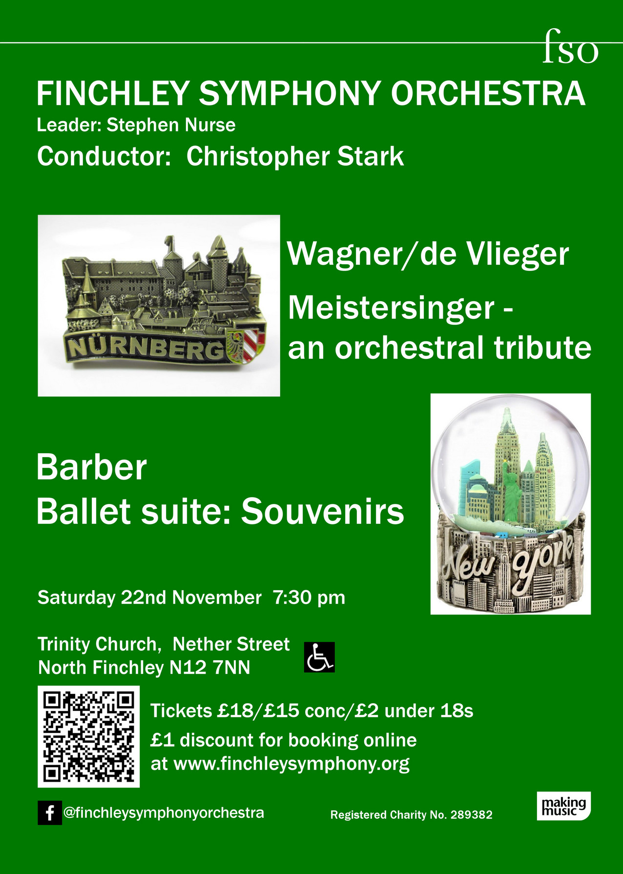 Poster for concert on 