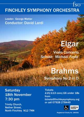 Thumbnail poster for concert on Saturday November 18 2017