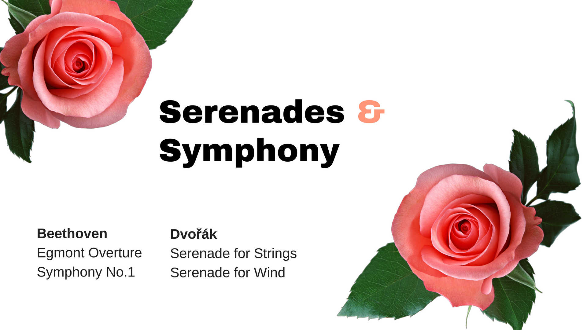 Poster for concert on 