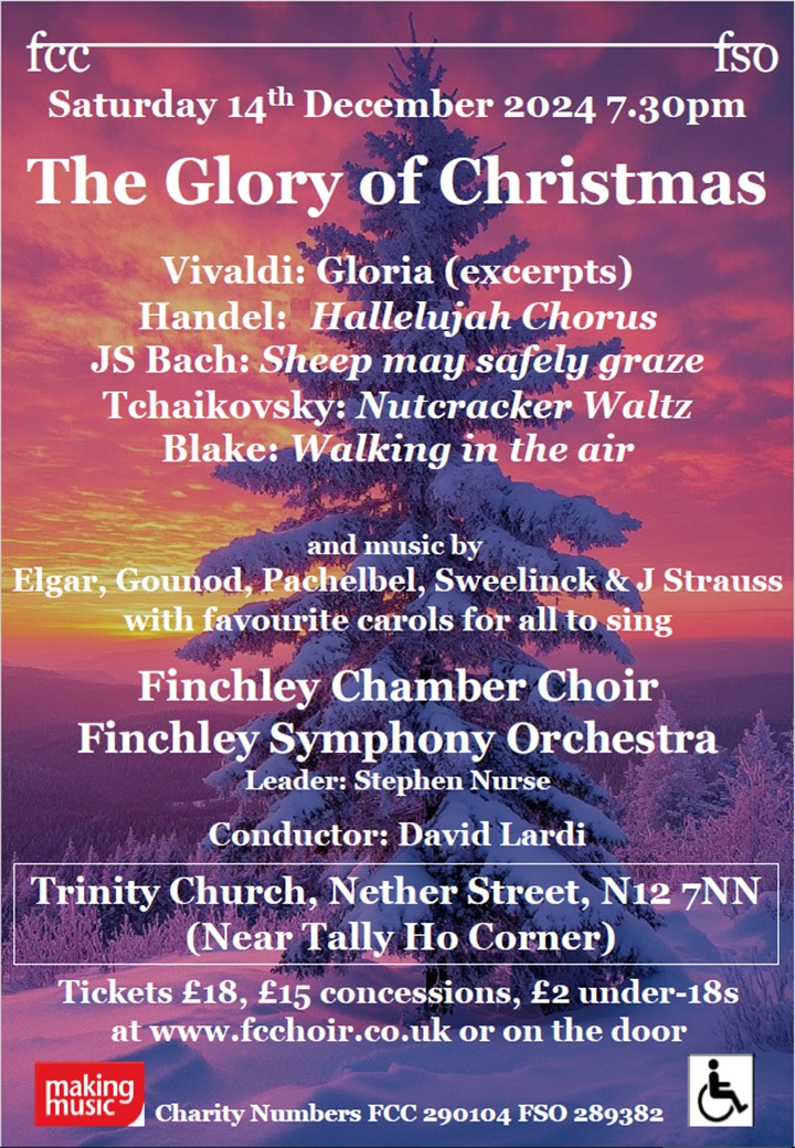 Poster for concert on 